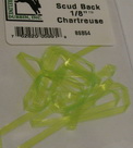 scud back 1/8 chartreuse Hareline  